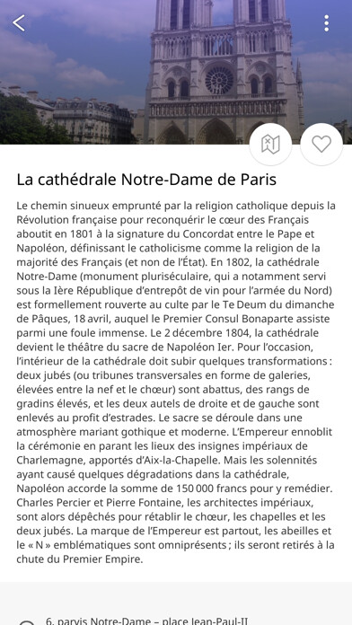 Emulate iPhone app Discover Paris under Napoleon using MyAndroid