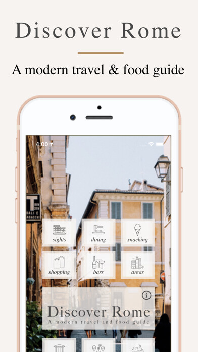 Emulate iPhone app Discover Rome - travel guide using MyAndroid Emulate iPhone app Discover Rome - travel guide using MyAndroid