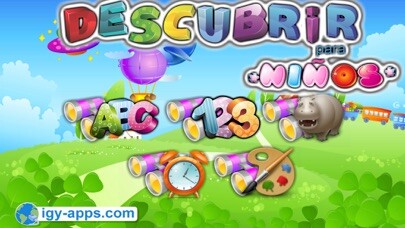 Emulate iPhone app Discover Spanish for kids using MyAndroid
