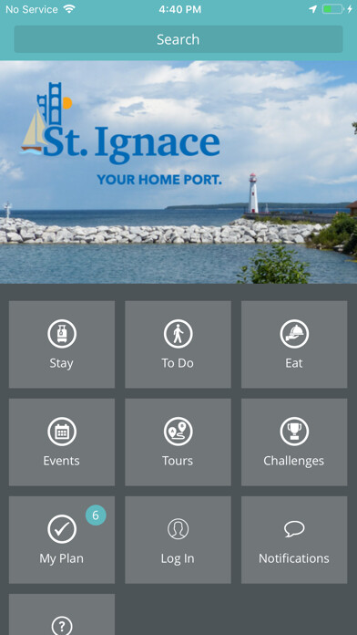 Emulate iPhone app Discover St. Ignace using MyAndroid Emulate iPhone app Discover St. Ignace using MyAndroid