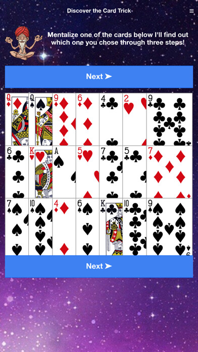 Emulate iPhone app Discover the Card Trick using MyAndroid Emulate iPhone app Discover the Card Trick using MyAndroid