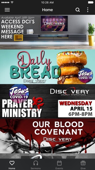 Emulate iPhone app Discovery Church International using MyAndroid Emulate iPhone app Discovery Church International using MyAndroid