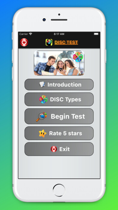 Emulate iPhone app DISC Personality Test New using MyAndroid Emulate iPhone app DISC Personality Test New using MyAndroid