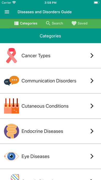 Emulate iPhone app Diseases and Disorders Guide using MyAndroid Emulate iPhone app Diseases and Disorders Guide using MyAndroid