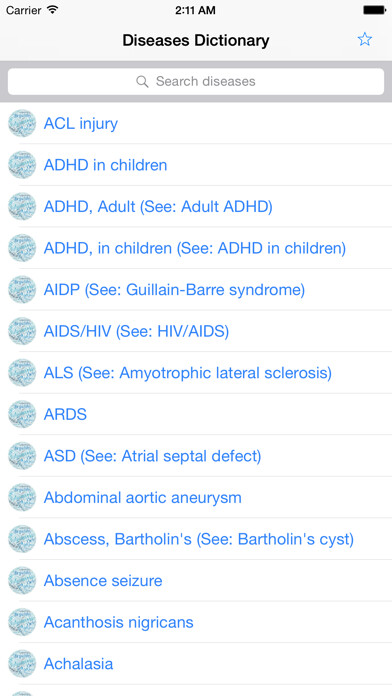 Emulate iPhone app Diseases Dictionary Offline using MyAndroid Emulate iPhone app Diseases Dictionary Offline using MyAndroid