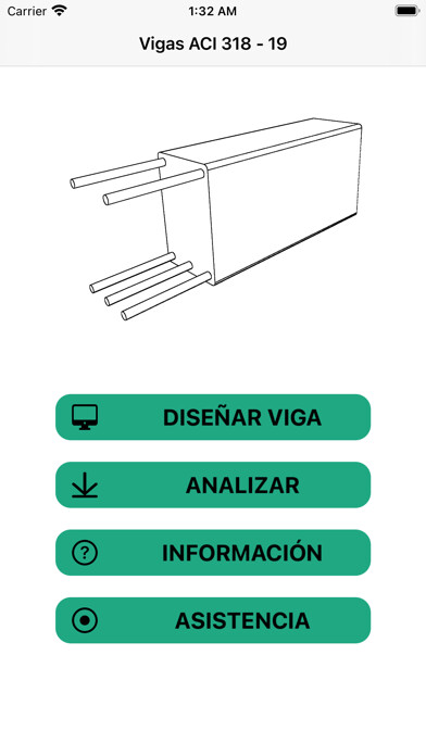 Emulate iPhone app Diseño de vigas ACI 318 - 19 using MyAndroid Emulate iPhone app Diseño de vigas ACI 318 - 19 using MyAndroid