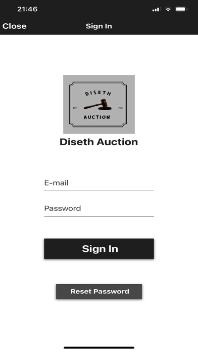 Emulate iPhone app Diseth Auction Live using MyAndroid Emulate iPhone app Diseth Auction Live using MyAndroid
