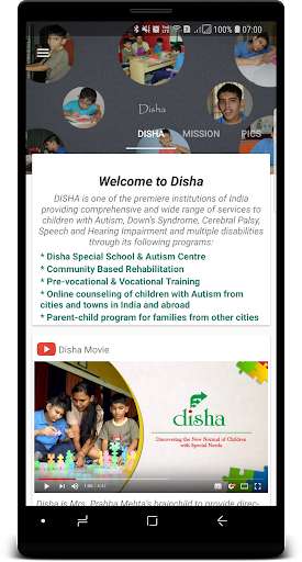 Run android online APK Disha Charitable Trust from MyAndroid or emulate Disha Charitable Trust using MyAndroid
