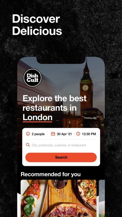 Emulate iPhone app Dish Cult using MyAndroid