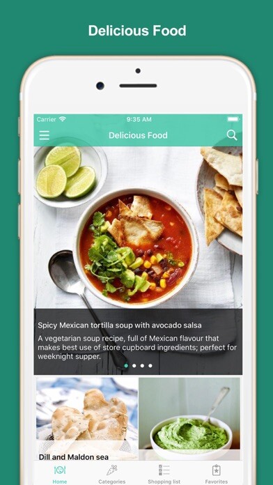 Emulate iPhone app Dishes recipes - Good Food using MyAndroid Emulate iPhone app Dishes recipes - Good Food using MyAndroid