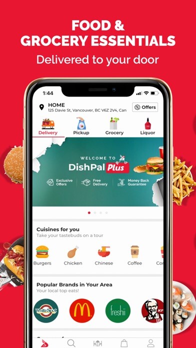 Emulate iPhone app DishPal - Food Delivery App using MyAndroid Emulate iPhone app DishPal - Food Delivery App using MyAndroid