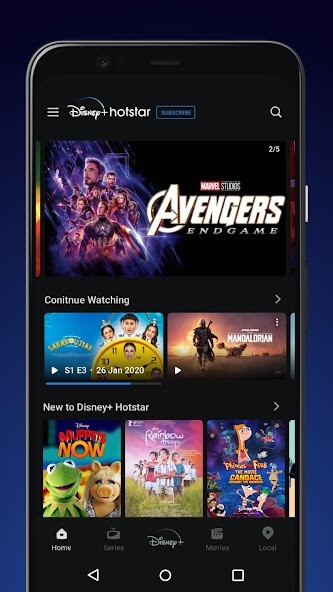 Run android online APK Disney+ Hotstar from MyAndroid or emulate Disney+ Hotstar using MyAndroid