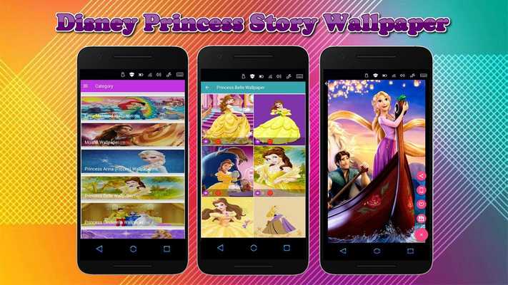Emulate Android APK Disney Princess Story Wallpaper