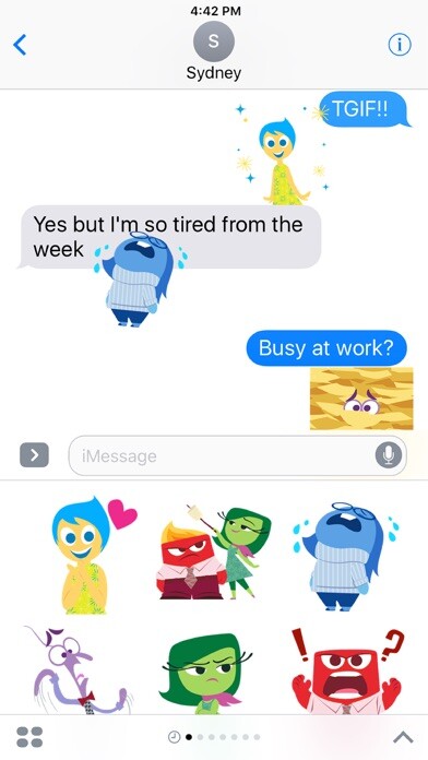 Emulate iPhone app Disney Stickers: Inside Out using MyAndroid Emulate iPhone app Disney Stickers: Inside Out using MyAndroid