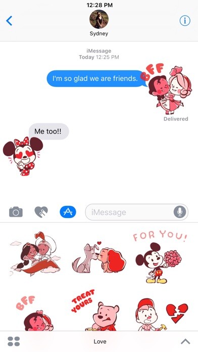 Emulate iPhone app Disney Stickers: Love using MyAndroid Emulate iPhone app Disney Stickers: Love using MyAndroid