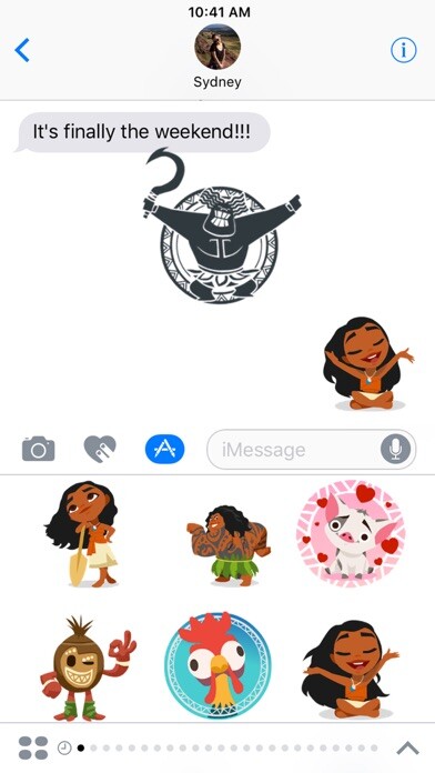 Emulate iPhone app Disney Stickers: Moana using MyAndroid Emulate iPhone app Disney Stickers: Moana using MyAndroid
