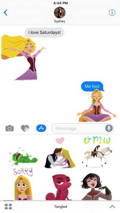 Emulate iPhone app Disney Stickers: Tangled using MyAndroid Emulate iPhone app Disney Stickers: Tangled using MyAndroid