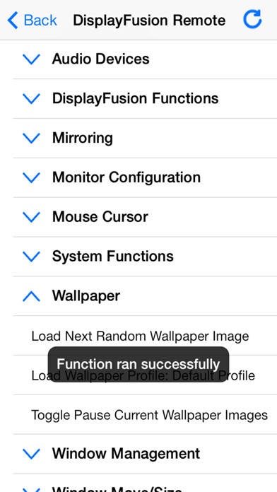 Emulate iPhone app DisplayFusion Remote using MyAndroid Emulate iPhone app DisplayFusion Remote using MyAndroid
