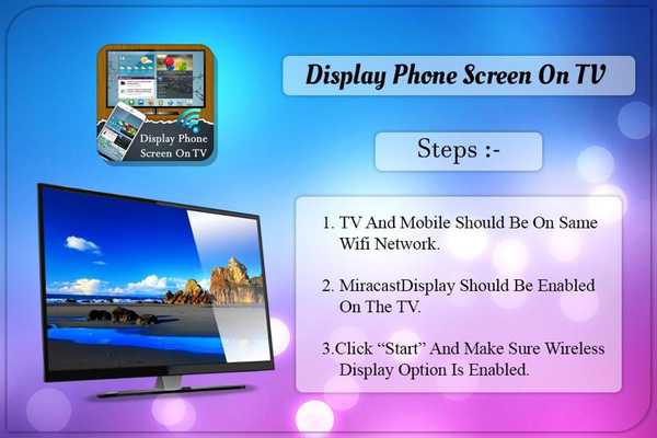 Emulate Android APK Display Mobile Phone Screen on TV