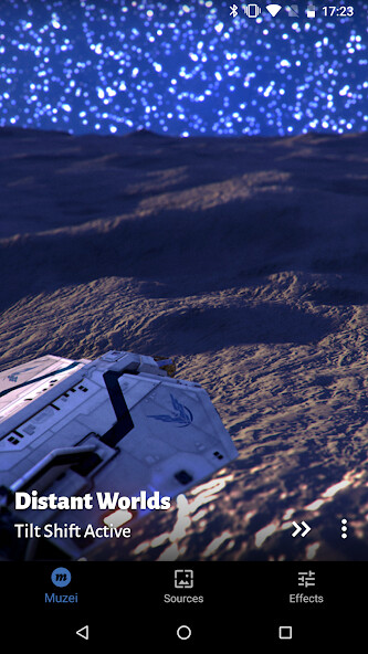 Run android online APK Distant Worlds For Muzei from MyAndroid or emulate Distant Worlds For Muzei using MyAndroid