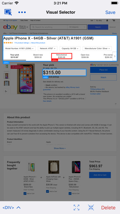 Emulate iPhone app Distill Web Monitor using MyAndroid Emulate iPhone app Distill Web Monitor using MyAndroid