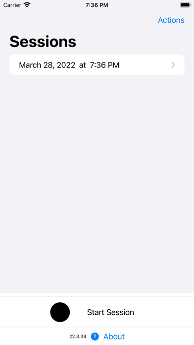 Emulate iPhone app Distraction Detector using MyAndroid