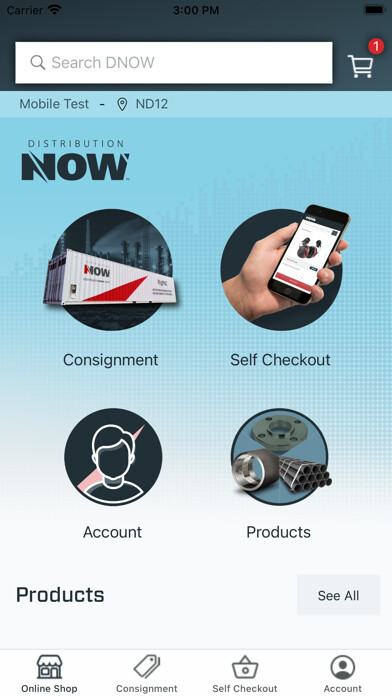 Emulate iPhone app DistributionNOW Ecommerce using MyAndroid Emulate iPhone app DistributionNOW Ecommerce using MyAndroid