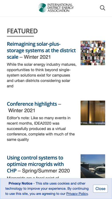 Emulate iPhone app District Energy Magazine using MyAndroid Emulate iPhone app District Energy Magazine using MyAndroid