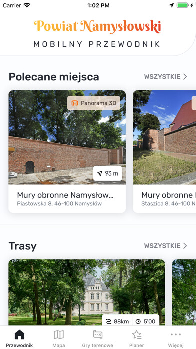 Emulate iPhone app District of Namysłów using MyAndroid