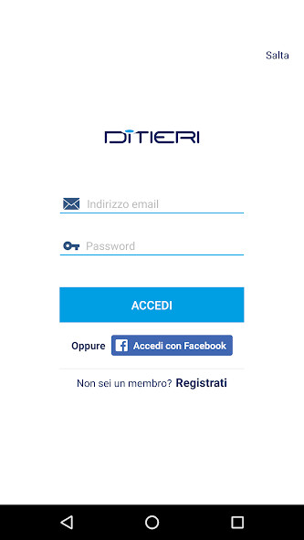 Run android online APK DiTieri Più from MyAndroid or emulate DiTieri Più using MyAndroid
