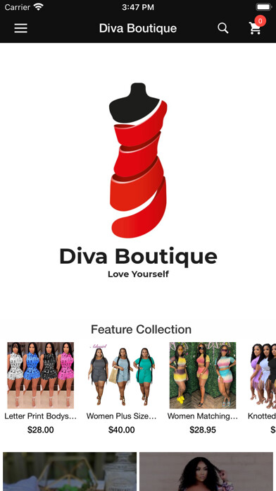 Emulate iPhone app Diva Boutique using MyAndroid Emulate iPhone app Diva Boutique using MyAndroid