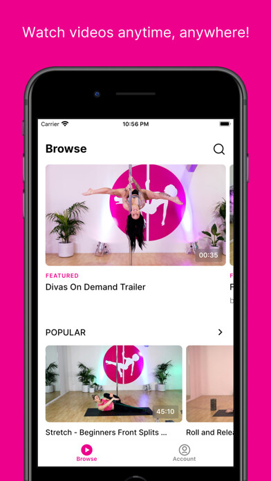 Emulate iPhone app Divas on Demand - pole dance using MyAndroid Emulate iPhone app Divas on Demand - pole dance using MyAndroid