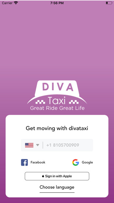 Emulate iPhone app Diva Taxi using MyAndroid Emulate iPhone app Diva Taxi using MyAndroid