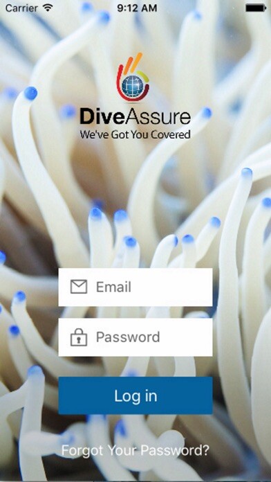 Emulate iPhone app DiveAssure using MyAndroid