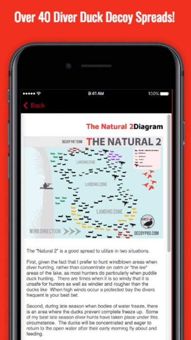 Emulate iPhone app Diver Duck Hunting Decoy Spreads - DecoyPro using MyAndroid