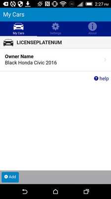 Emulate Android APK Diversified Car Lookup