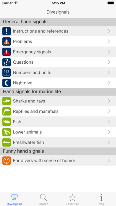 Emulate iPhone app Dive Signals using MyAndroid