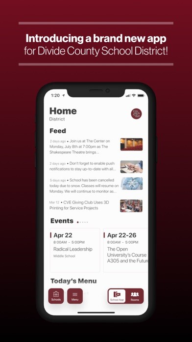 Emulate iPhone app Divide County School District using MyAndroid Emulate iPhone app Divide County School District using MyAndroid
