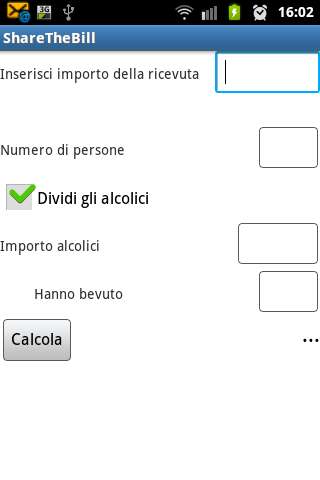 Run android online APK Dividi Il Conto from MyAndroid or emulate Dividi Il Conto using MyAndroid