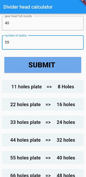 Run android online APK Dividing Head Calculator from MyAndroid or emulate Dividing Head Calculator using MyAndroid Run android online APK Dividing Head Calculator from MyAndroid or emulate Dividing Head Calculator using MyAndroid