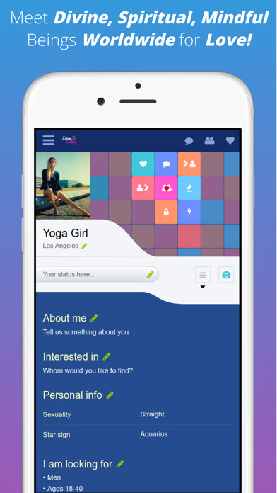 Emulate iPhone app Divine Dating - Spiritual Love using MyAndroid Emulate iPhone app Divine Dating - Spiritual Love using MyAndroid