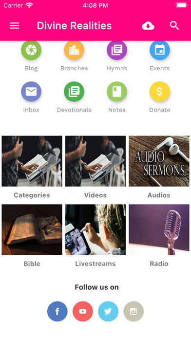 Emulate iPhone app Divine Realities using MyAndroid Emulate iPhone app Divine Realities using MyAndroid
