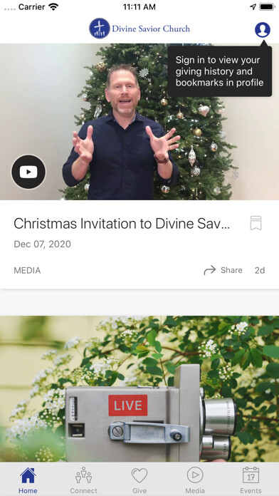 Emulate iPhone app Divine Savior Church using MyAndroid Emulate iPhone app Divine Savior Church using MyAndroid