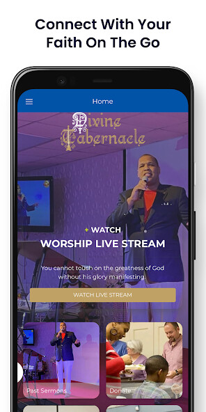 Emulate iPhone app Divine Tabernacle Church using MyAndroid Emulate iPhone app Divine Tabernacle Church using MyAndroid