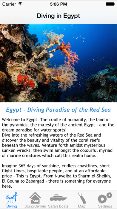 Emulate iPhone app Diving in Egypt using MyAndroid Emulate iPhone app Diving in Egypt using MyAndroid