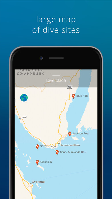 Emulate iPhone app Diving logbook-Dive Number using MyAndroid