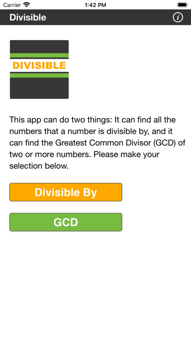Emulate iPhone app Divisible By using MyAndroid