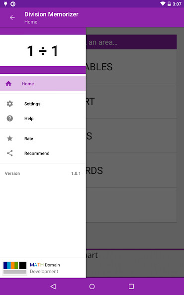 Run android online APK Division Memorizer from MyAndroid or emulate Division Memorizer using MyAndroid