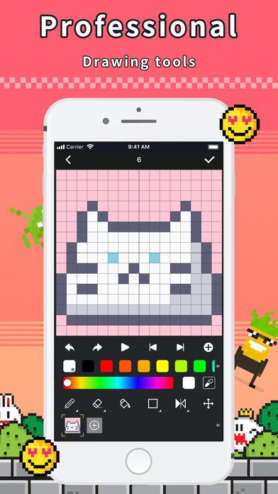 Emulate iPhone app Divoom: Pixel art community using MyAndroid