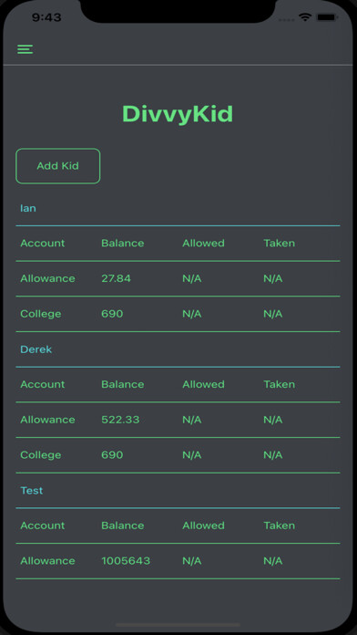 Emulate iPhone app DivvyKid Allowance using MyAndroid Emulate iPhone app DivvyKid Allowance using MyAndroid